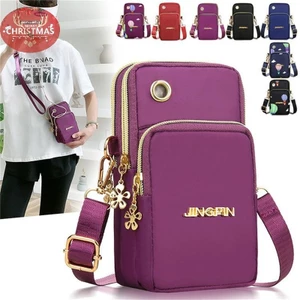 XUAN Nylon Chống Thấm Nước Nữ Đeo Ngang Điện Thoại Túi Đeo Vai Túi Nhỏ Ví Thắt Lưng VN