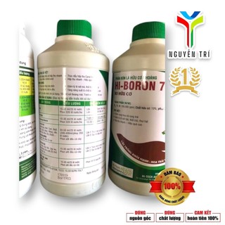 Phân Bón Lá Bo Hữu Cơ Hi-Boron 7-14 (Chai 500ml) - Hàng Úc, Chống Rụng Hoa, Nứt Trái
