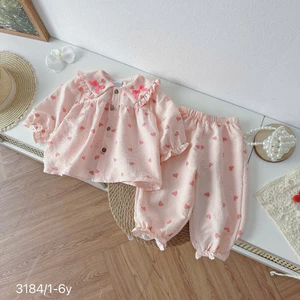 Set Đồ Bộ Dài Đũi Hàn Xinh Cho Bé Gái Ở Nhà, Đi Học, Đi Chơi,....