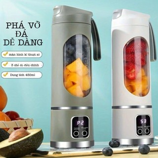 Tố Tích Dây Đa Đá 450ml Điện Cầm Không chất lượng cao Sinh Bào Xay Năng Tay Máy sạc nhanh tiện lợi kháng khuẩn 99%