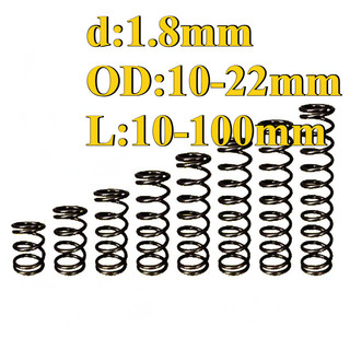 dàiò xo nén thép dàiò xo 65Mn (đường kính dây1.8mm * đường kính ngoài 10-22mm * dài 10-100mm) (LXY-XDT-VN-w)