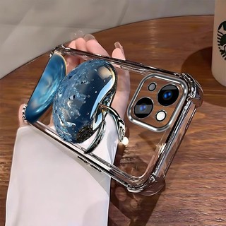 Thích hợp cho vỏ điện thoại iPhone 14 Plus Thiết kế pha lê Apple Tiểu thuyết đơn giản Chất liệu TPU trong suốt Giá cả phải chăng Chống sốc Chống trượt Chống vân tay bền