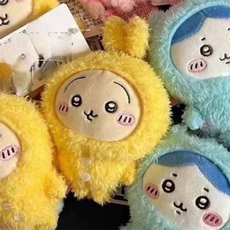 Chiikawa Mặt Dây Chuyền Búp Bê Pyjama Đảng Usagi Hachiware Usachi Ngoại Vi Búp Bê Túi Treo Trang Trí Búp Bê Cô Gái Sang Trọng Mặt Dây Chuyền Quà Tặng