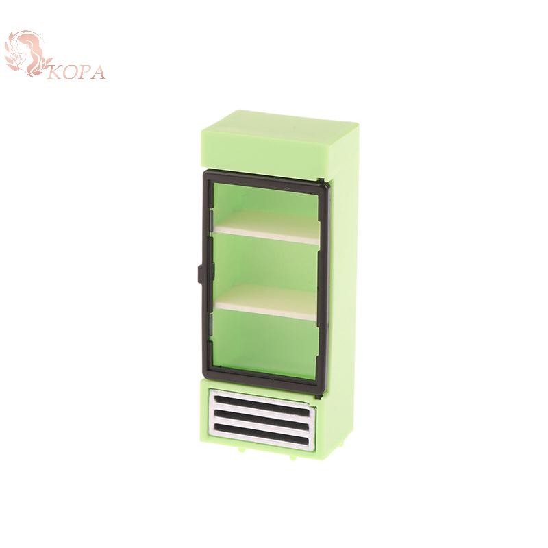 KOPA 1 / 12 Nhà Búp Bê Mô Phỏng Tủ Lạnh Tủ Đông Mô Hình Nhà Búp Bê Nội Thất Phụ Kiện Búp Bê Trang Trí Nhà Đồ Chơi VN