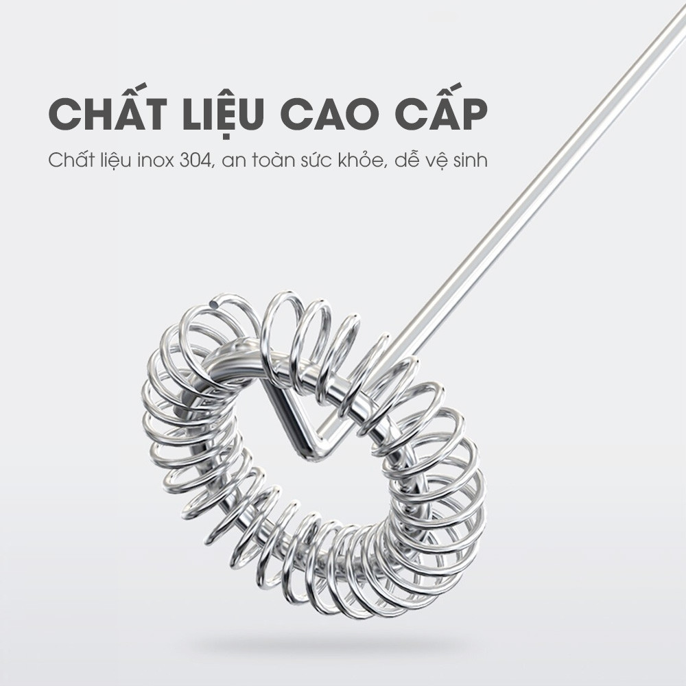 Máy đánh bọt cafe cầm tay (có/không giá đỡ): Điện cấp thực phẩm, 10s xong bọt – Dùng siêu tiện!