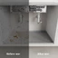 ROLY Under Sink Organizer, Thảm lót tủ chống ẩm 34 "x 22", Tấm lót tủ chống bẩn chống thấm nước đa chức năng cho phòng tắm nhà bếp
