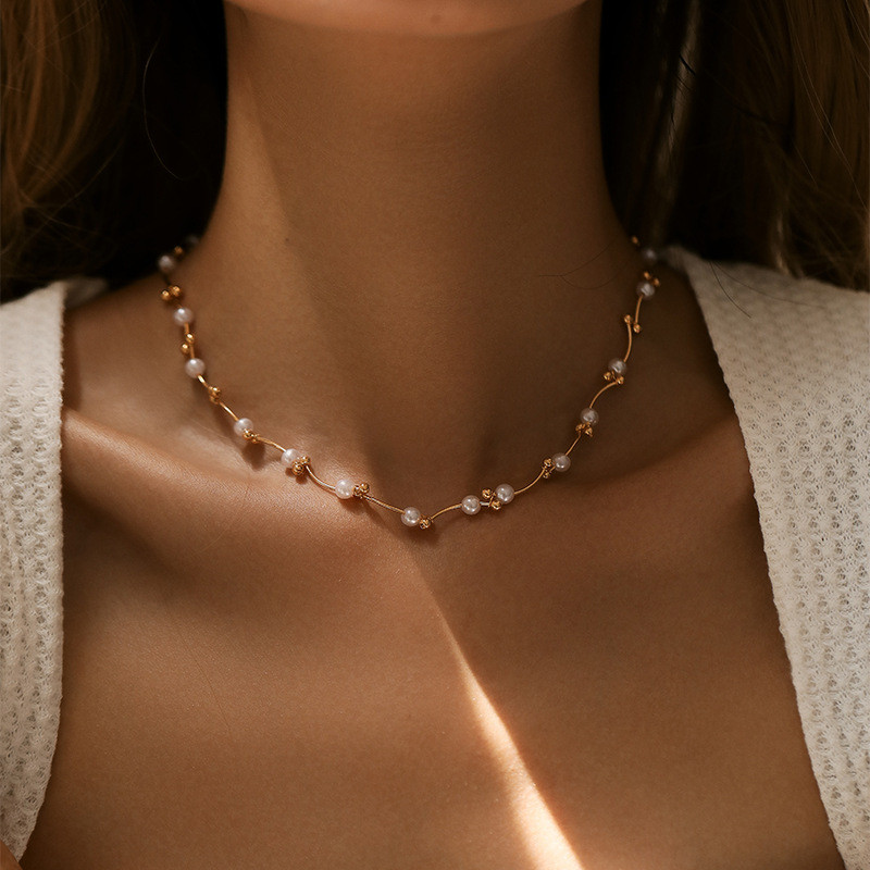 Vòng Cổ Choker Đính Hạt Nhiều Màu Sắc Cho Nữ – Mặt Dây Chuyền Hoa Dainty Mạ Vàng Phong Cách Kỳ Nghỉ Trang Sức Hợp Thời Trang