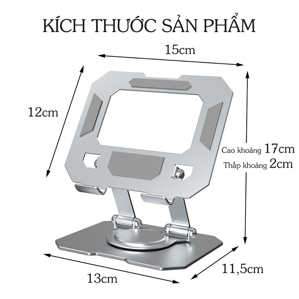 Thiết Kế Của Giá Đỡ Laptop Xoay 360 Độ Tiêu Chuẩn