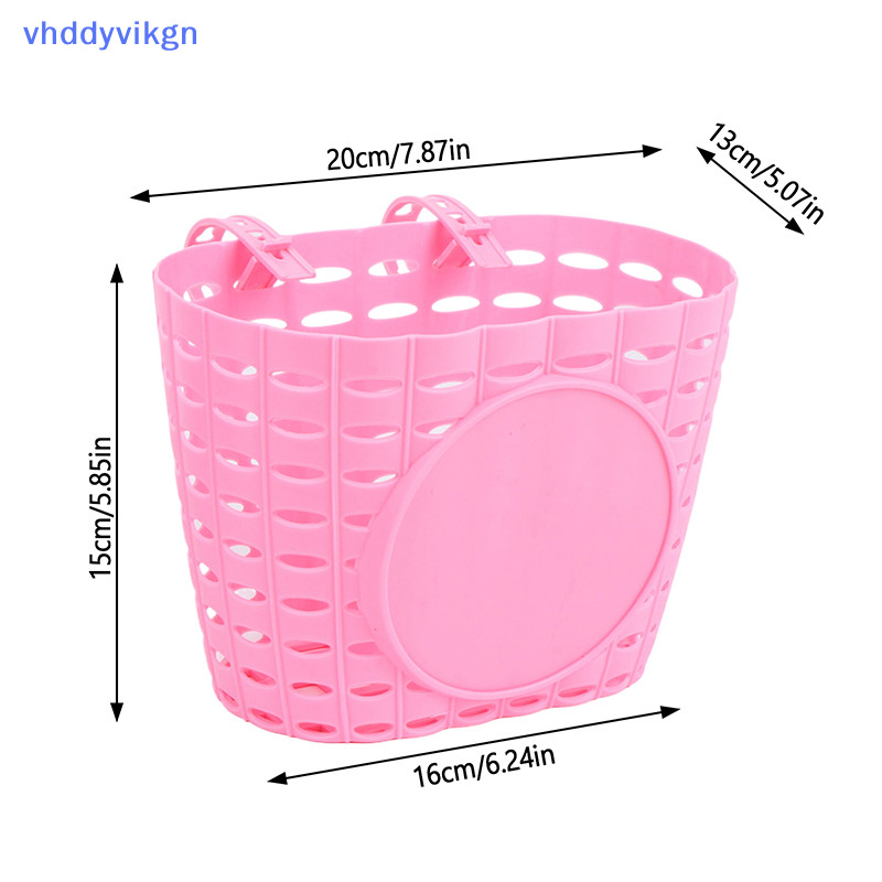 Vhd Tay Lái Phía Trước Chống Thấm Nước Giỏ Nhựa Phía Sau Có Dây Đeo Cho Bé Trai Bé Gái Giỏ Nhựa VN