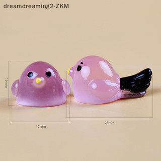[dreamdreaming] 5 Chiếc Chim Nhựa Dạ Quang Chim Trang Trí Sân Vườn Cổ Tích Bức Tượng Nhỏ Chim Microlandscape Phụ Kiện DIY [zkm]