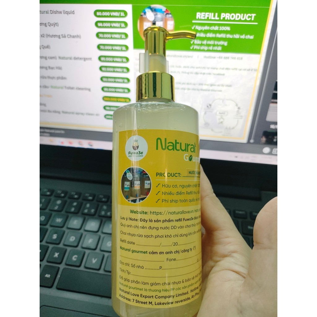 SET DU LỊCH ĐA NĂNG TẮM GỘI VỚI 100ML/500ml RỬA CHÉN/NƯỚC GIẶT FUWA3E