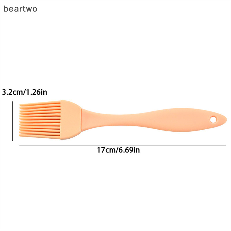 < Beartwo > Bàn Chải Dầu Silicon Thịt Nướng Basg Bàn Chải Gia Vị Nước Sốt Bánh Mì Bơ Trứng Chịu Nhiệt Nhà Bếp Nướng Dụng Cụ Nấu Ăn Đẹp