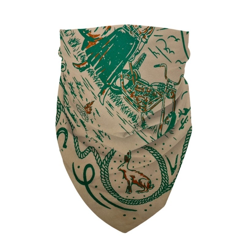 Wellb Phong Cách Dân Tộc Bandana Phong Cách Mỹ Hiphop Kerchief Cho Bé Gái Cắm Trại Mùa Xuân
