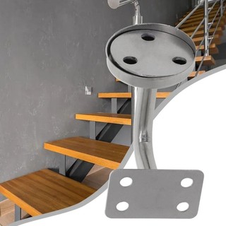 MELEN Giá đỡ ray tay vịn 60x60mm, thép không gỉ, phụ kiện lan can cầu thang và trang trí nhà