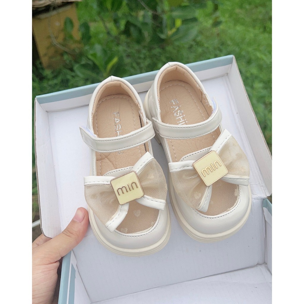 giày búp bê bé gái giày bệt cho bé lưới mùa hè 4 mùa nơ MIU nhỏ xinh xắn kiều dáng hàn quốc êm chân XD03