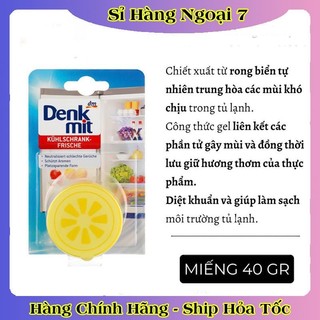 [Mẫu mới nhất] Sáp khử mùi tủ lạnh Denkmit hương chanh 40g của Đức