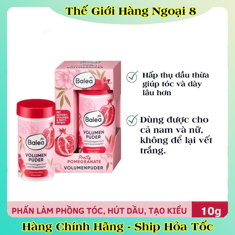 Bột phồng tóc, kem làm phồng tóc, dưỡng tóc, xịt nước hoa tóc Balea của Đức- Nội địa Đức Đủ Bill