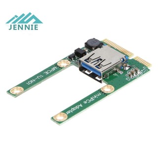 Mini PCI-E sang USB 3.0 PCI Express Adapter Thẻ mở rộng Laptop PCI Express PCIe sang USB 3.0 Bộ chuyển đổi thẻ Riser cho PC [jennie1.vn]