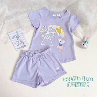 (1-8Y) Bộ Đồ Ngủ Bé Gái Mùa Hè Kuromi Cinnamoroll Hello kitty Melody Bộ Đồ Ngủ Dễ Thương Cho Bé Gái