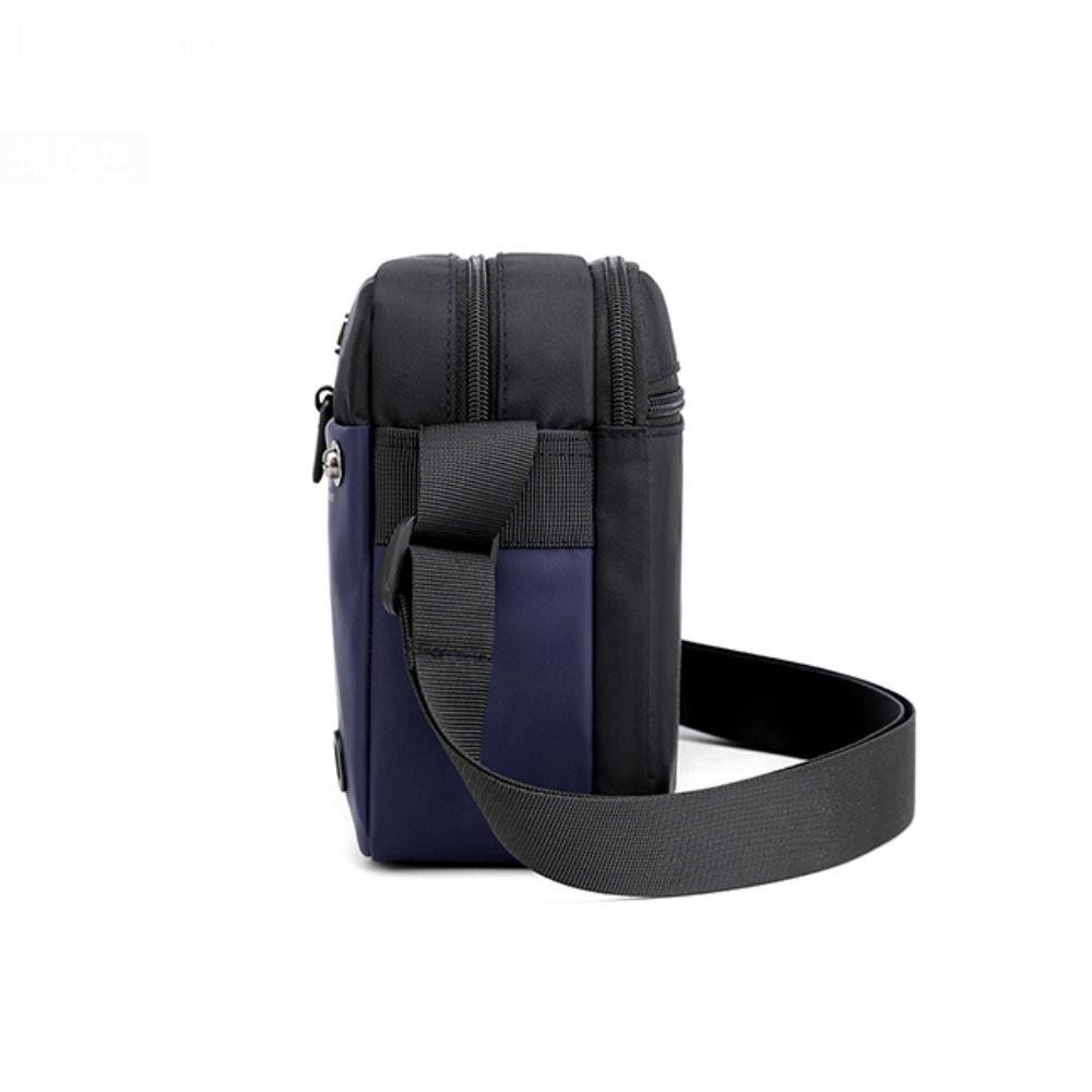 HOBBYIN Túi đeo chéo nam HOBBYIN, Túi đeo vai du lịch sức chứa lớn nhiều lớp, Túi xách Nylon di động Túi Messenger ngoài trời