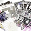 ZENZON DIY Itabag Chèn Chất Liệu, Giấy Dán Hoa Itabag Trang Trí Chất Liệu DIY, Nhiều Màu Sắc Retro Ren Ruy Băng Itabag Trang Trí Cơ Bản Chất độn DIY Hộp Đựng Bút Chì