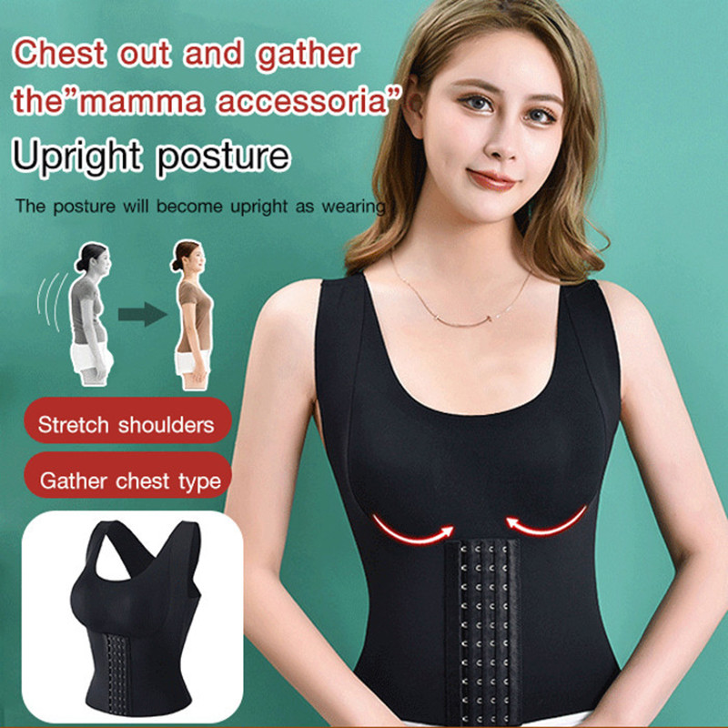 Tmoy 3 Trong 1 Eo Nút Áo Ngực Định Hình Cho Nữ Eo Shaper Nữ Shaper Áo Ngực Quai - Áo Ngực Huấn Luyện Eo 3 Trong 1 Hàng Ngày TCVN