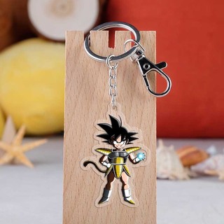 Dragon Ball Acrylic Móc Khóa Nhào Lộn Đám Mây Vegeta Vegito Son Gohan Son Goku Cellu Thiết Bị Ngoại Vi