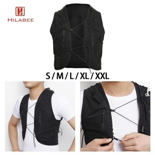 Hilabee Vest Ngoài Trời Daypack Với Nhiều Túi Áo Vest Chạy Bộ Có Thể Điều Chỉnh Ba Lô Để Tập Luyện Cắm Trại Chạy Bộ