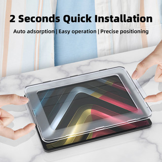 Phim bảo vệ iPad GOOJODOQ, dễ dàng dán trong 2 giây, độ trong suốt cao, độ nhạy cao, chống vân tay