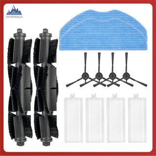 [Cornellsidney.vn] 12 Chiếc Cho EZVIZ RE4 / RE4 Plus / RE5 / RE5 Plus Robot Hút Bụi Bàn Chải Bên Chính Lọc Lau Nhà Vải Các Bộ Phận Có Thể Thay Thế