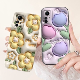 Ốp bảo vệ ống kính Xiaomi Redmi Note 12S Redmi Note12S Vỏ điện thoại silicon mềm hình gấu trúc dễ thương