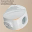 TUYỆT VỜI 4 Kẹp Bếp Mini, Giá Đỡ Dây Cáp Hình Tivi, Di Động Tự Dính Để Bàn Dây Quản Lý Dây Điện Dây Sạc