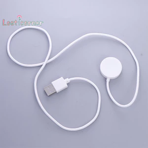 1 CÁI Cáp sạc đồng hồ màu trắng Sạc USB Sạc không dây từ tính [Mới]