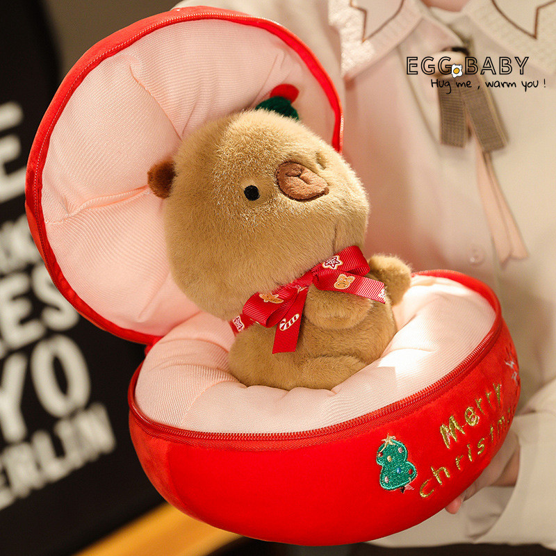 Giáng Sinh capybara Trái Cây Hòa Bình Sang Trọng Đồ Chơi capybara Cây Giáng Sinh Dễ Thương Ngày Lễ Búp Bê Quà Tặng Cho Bạn Bè Trang Trí Ngày Lễ