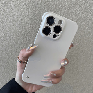 Ốp điện thoại không viền siêu mỏng màu xám bạc cao cấp cho iPhone16 15 14 13 12 11 Pro MAX IXS MAX XR XS 7 8 Plus chống sốc bảo vệ camera phía sau chống rơi
