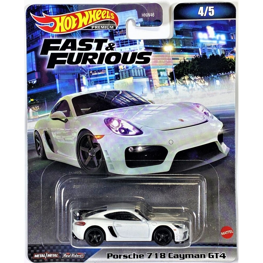 Matchbox Hot Wheels Porsche 718 Cayman GT4 – Spielzeugauto Im Maßstab 1:64