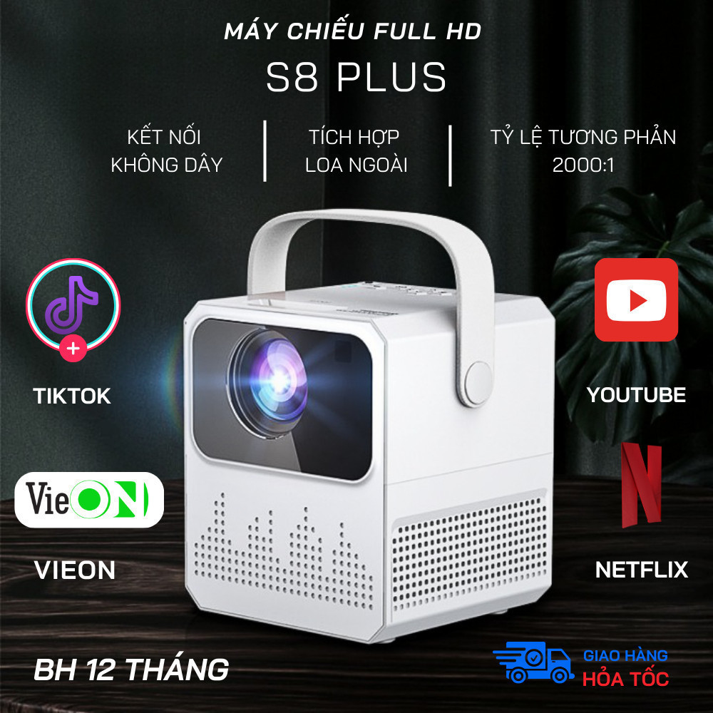 Máy Chiếu Mini Độ Nét Cực Cao 4K Máy Chiếu Thông Minh/1080P/projector ...