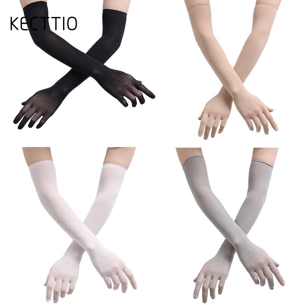 KECTTIO Găng tay quần ống ngón Lưới Halloween Găng tay trong suốt đầy ngón tay