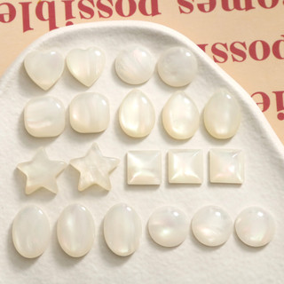 Opal Giả Vỏ Ngọc Trai Nhiều Màu - Phụ Kiên Trang Sức Cho Bông Tai & Kẹp Tóc