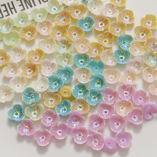Nhỏ Nhỏ Ngọc Trai Mini Mạ Màu Ba Chân Hoa Bát Nhỏ Phụ Kiện Hoa diy Bông Tai Nữ Mũ Trùm Đầu Vỏ Điện Thoại Chất Liệu Bán Buôn