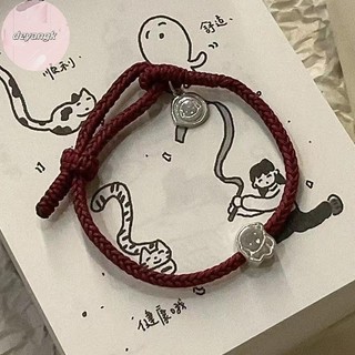 Deyangk Thời Trang Tốt Lành Chó Vòng Tay Dành Cho Nữ Động Vật Ngọt Ngào Mặt Dây Vòng Tay Có Thể Điều Chỉnh Dây Đeo Tay Cặp Đôi Quà Tặng VN