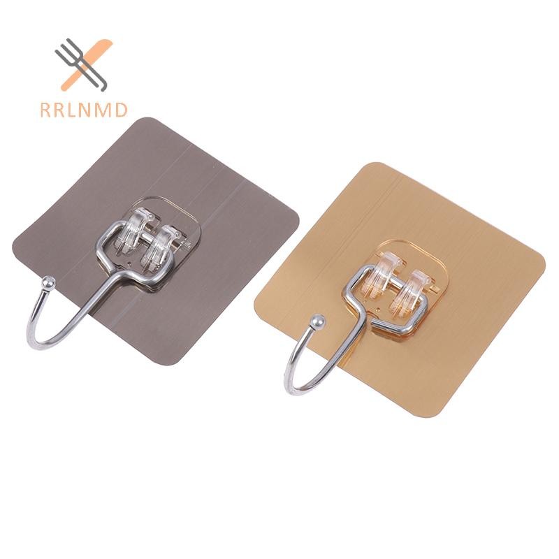 Rrlnmd 5 Cái Móc Lớn Chịu Lực Chống Thấm Nước Dính Móc Treo Tường Không Móng Tay Chống Thấm Nước Móc Treo Tường Cho Nhà Bếp Phòng Tắm MỚI