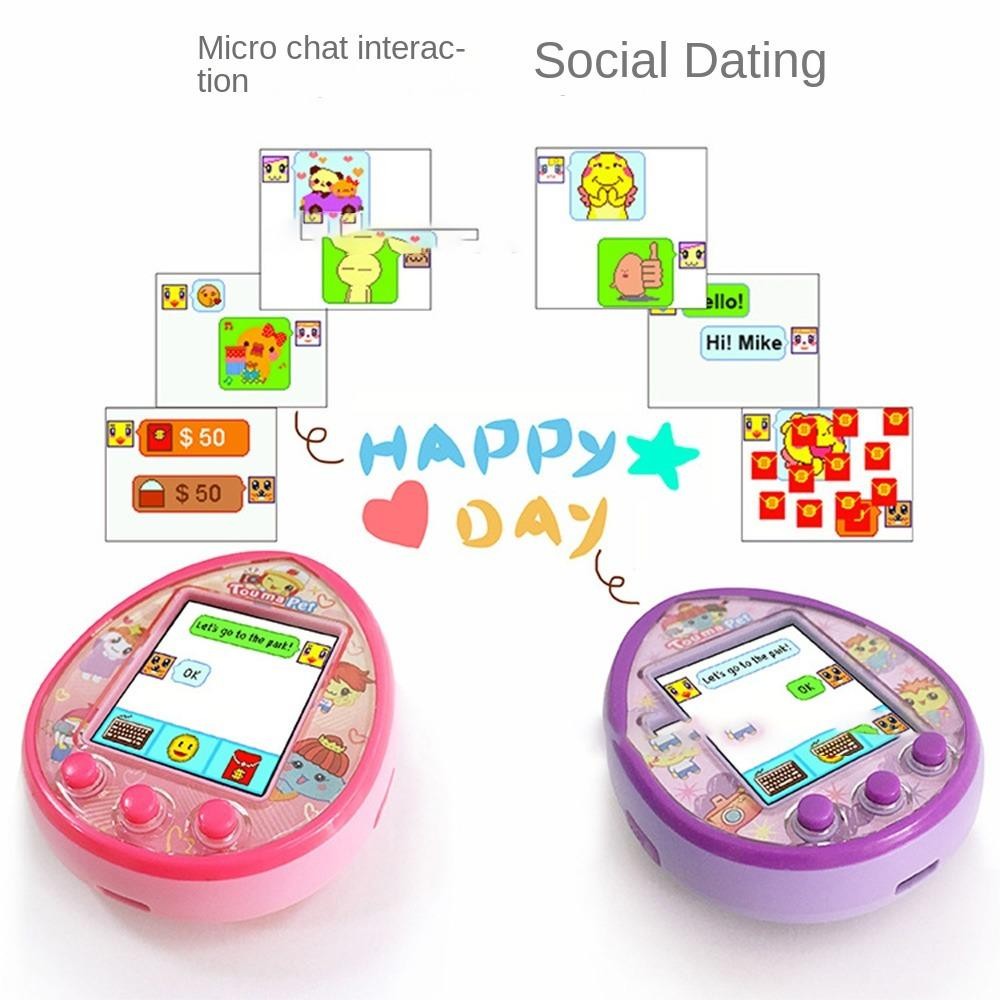 Đồ chơi thú cưng điện tử Tamagotchi EDIWANY, máy nuôi thú ảo hoài niệm tuổi thơ cho trẻ em, đồ chơi ngộ nghĩnh