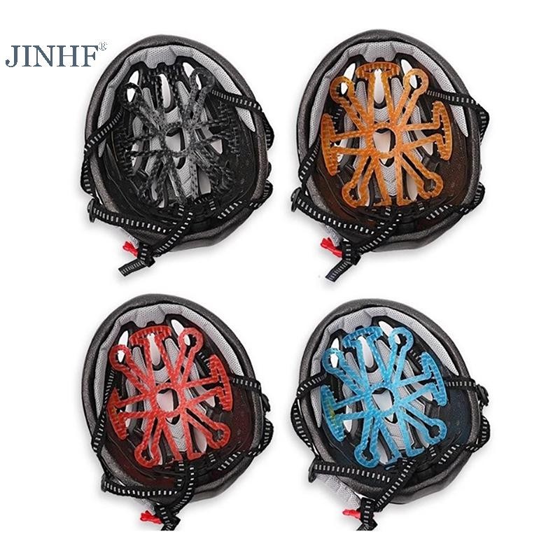 Jinhf Mũ Bảo Hiểm Linh Hoạt Chống Biến Dạng Bên Trong Silicone Pad Thông Gió Mũ Bảo Hiểm Lót Miếng Lót Mũ Bảo Hiểm Đệm Xe Máy Xe Đạp Mũ Bảo Hiểm Phụ Kiện HOT