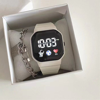 Đồng hồ đeo tay học sinh LED vuông thời trang Mặt số lớn chống nước Dễ đọc cho học sinh tiểu học