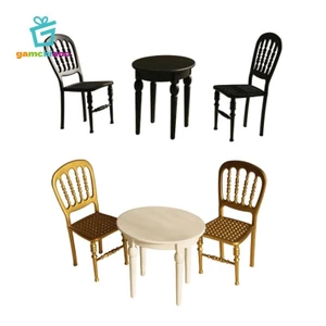 Gamchiano 1: 12 Nhà Búp Bê Mini Bàn Ghế Quà Tặng Cuộc Sống Cảnh Thủ Công Giả Vờ Chơi Đồ Chơi