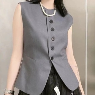 Thiết kế ngực đơn Thiết kế eo hẹp thon gọn hơn Bộ đồ Vest cao cấp 7.6