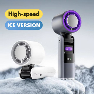 Quạt 6000mAh Sạc Strong100 Gear Quạt Điện Tốc Độ Gió Màn Hình Hiển Thị Kỹ Thuật Số Quạt Di Động Turbo Có Thể Điều Chỉnh Có Đèn