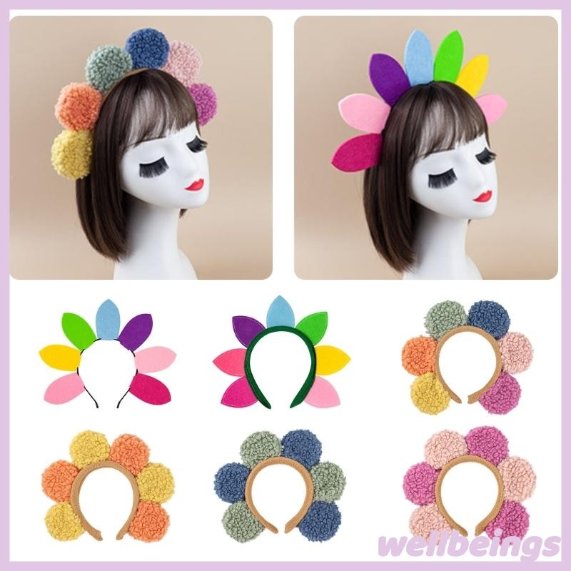 Wellb Thoải mái hoa hướng dương, mũ playfulness phong cách độc đáo cho ngày tiệc và đám cưới Halloween