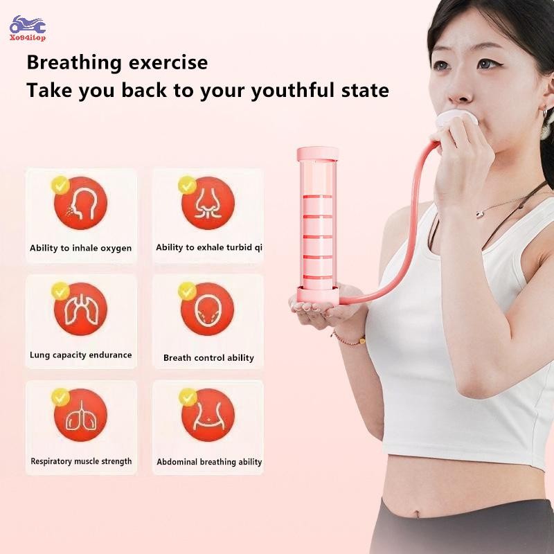 XOITOP - Bộ Thiết Bị Tập Thở và Cơ Bụng Cho Người lớn, Quả Tạ, Tăng Dung Tích Phổi